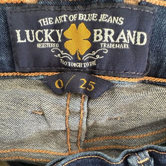 Lucky Brand Women's Cate Stacked Skinny Denim Jeans Essential Boho Western 0 - Picture 5 of 9